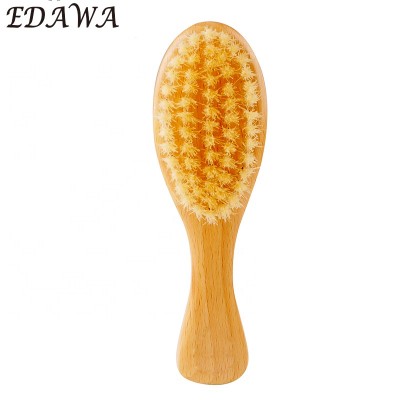 High Quality Professional Wood Boar Bristle/goat/horse Baby Hair Brush And Comb Set